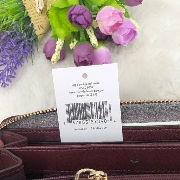 NEW Kate Spade Cameron Wildfloral wallet - Picture 4 of 8